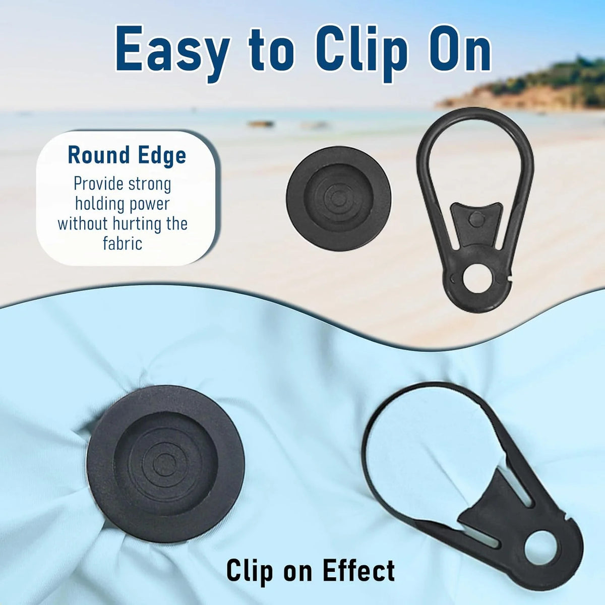Beach Canopy Wind Stabilizer Sandbags Pack - Portable Shade Accessories