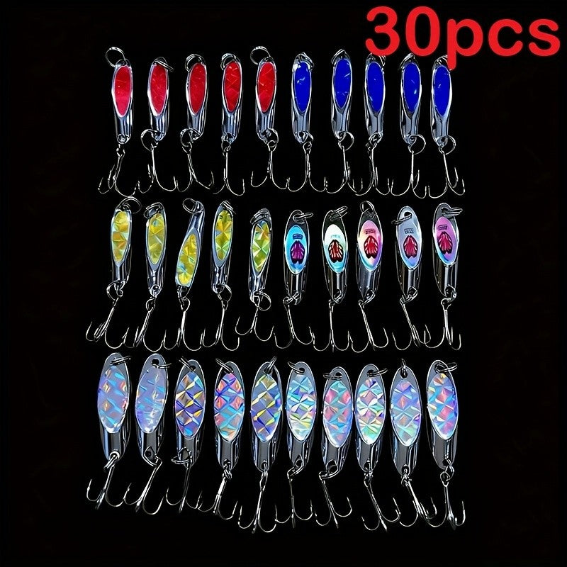 30pcs Metal Fishing Jig Lures for Saltwater & Freshwater Casting Tackle