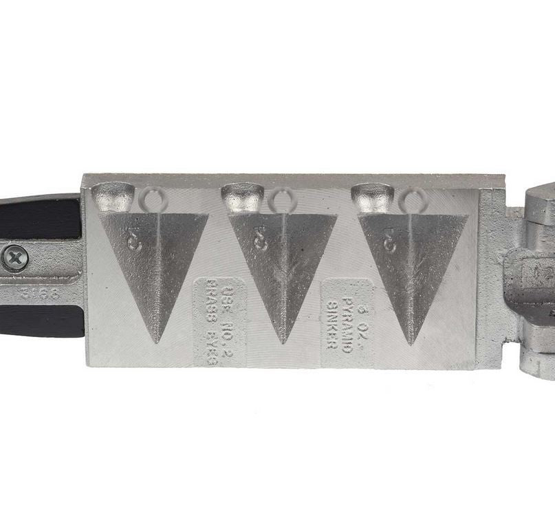 Fishing Sinker Mold for Pyramid Sinkers - Multiple Sizes and Cavities