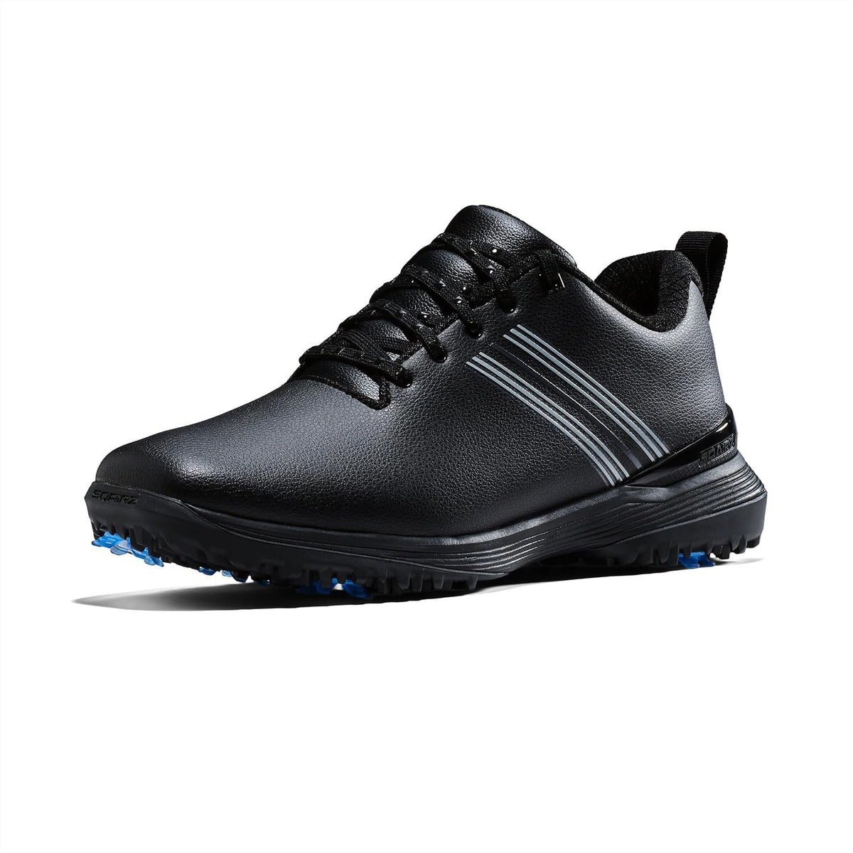 Men's Waterproof Spiked Golf Shoes with Wide Toe Box - Tour Classic Style