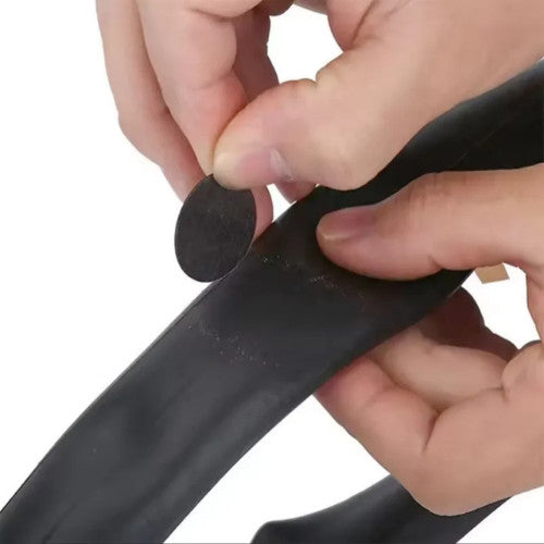 Glueless Bicycle Tire Patches Repair Kit - Self-Adhesive Inner Tube Fix