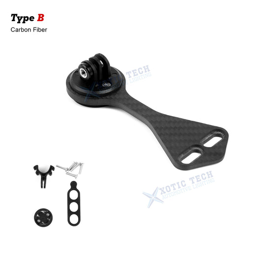 Cycling GPS Computer Mount for Pinarello Dogma F & F12 Handlebar - Carbon Fiber or Aluminum Alloy