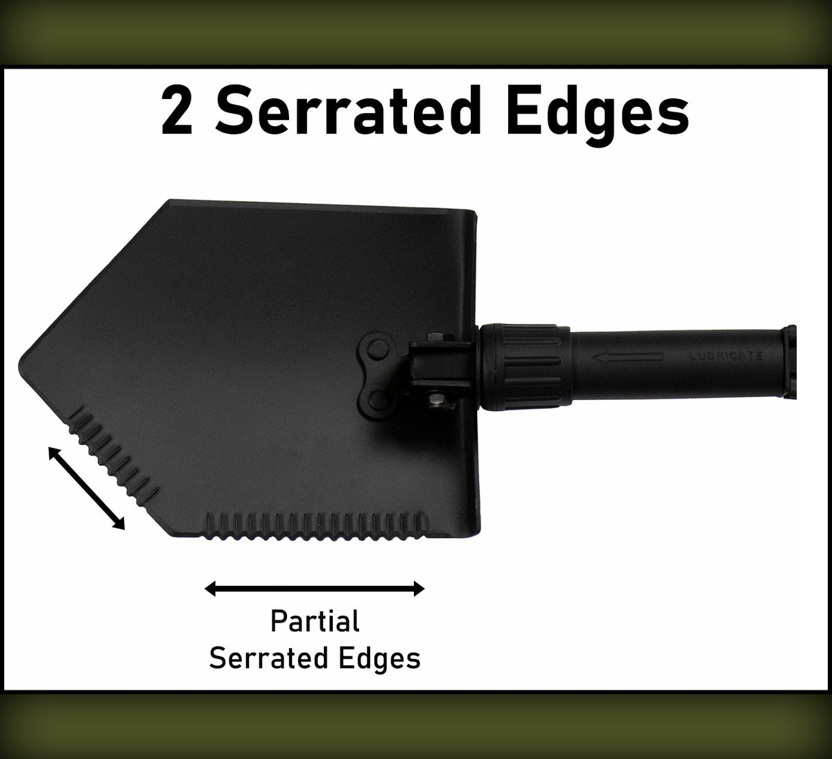 Military Style Folding Entrenching Shovel with OCP Cover