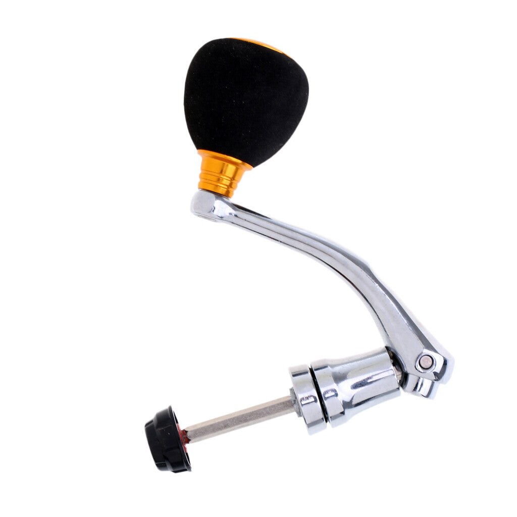 Full Metal Fishing Reel Handle with Knob Replacement for Spinning Reels