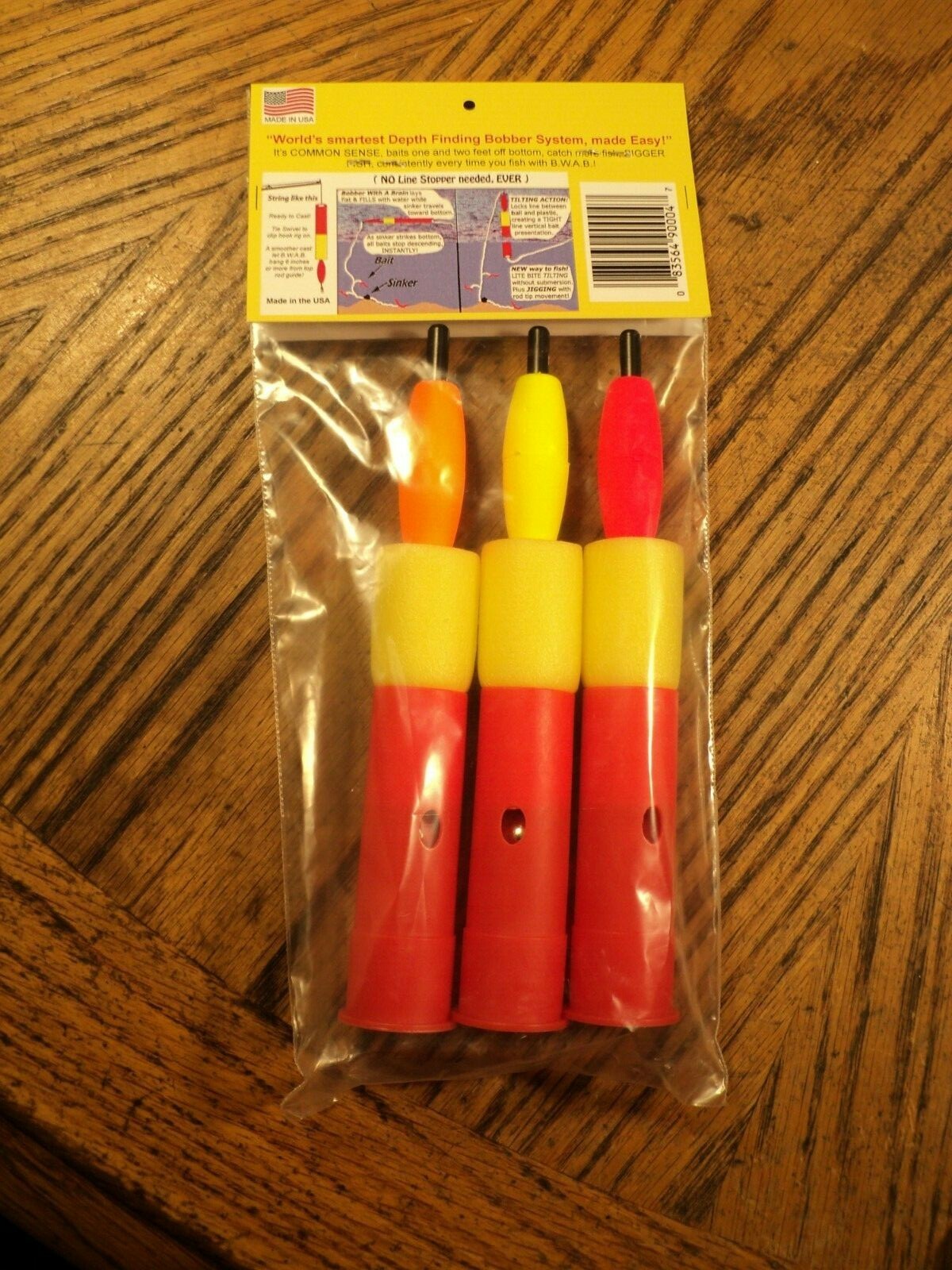 Fishing Float Set with Rig & Glow Sticks for Night & Depth Fishing - 3 Pack