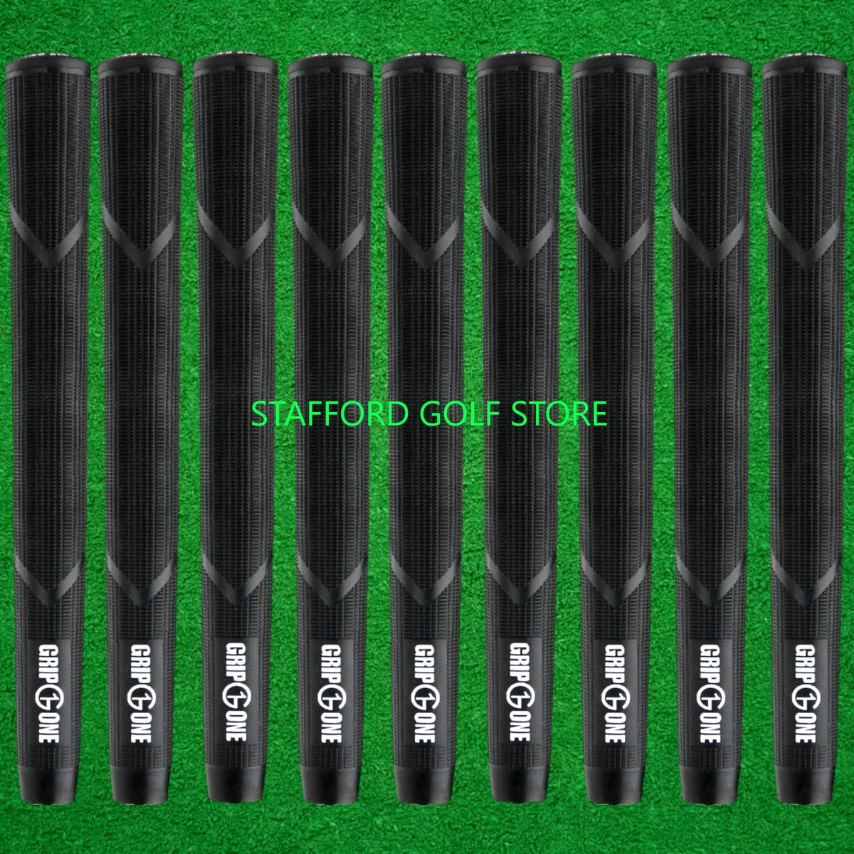 Oversize Golf Grip for Arthritis - Black, Set of 9, 3/64 Inch Core