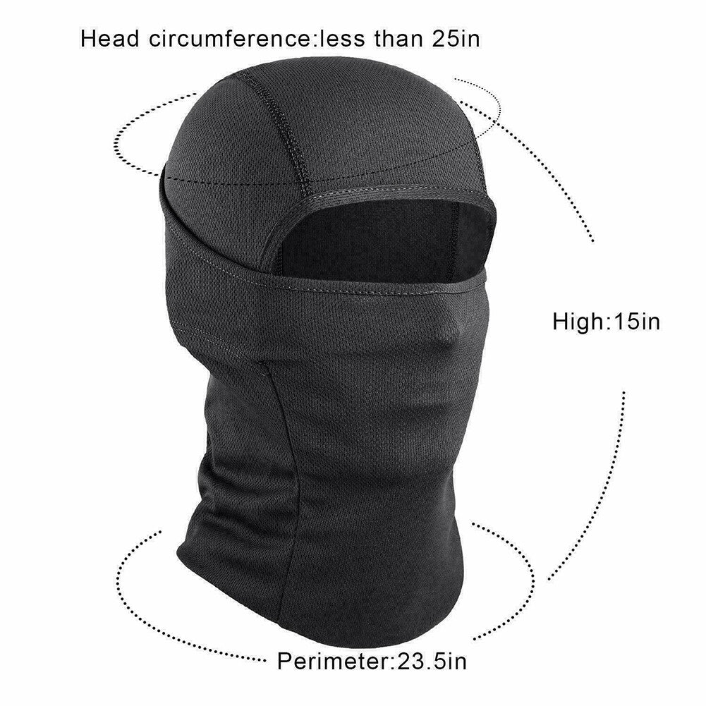 Full Face Motorcycle Cycling Mask Balaclava Headgear - 1/3 Pack