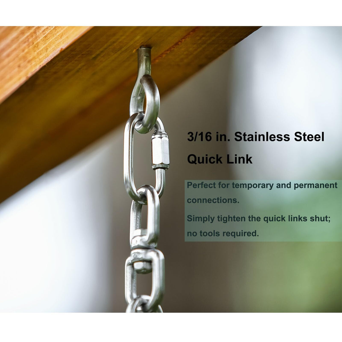 Boxing Bag Chain with 360° Rotation and Swivel Hook - Heavy Duty Steel