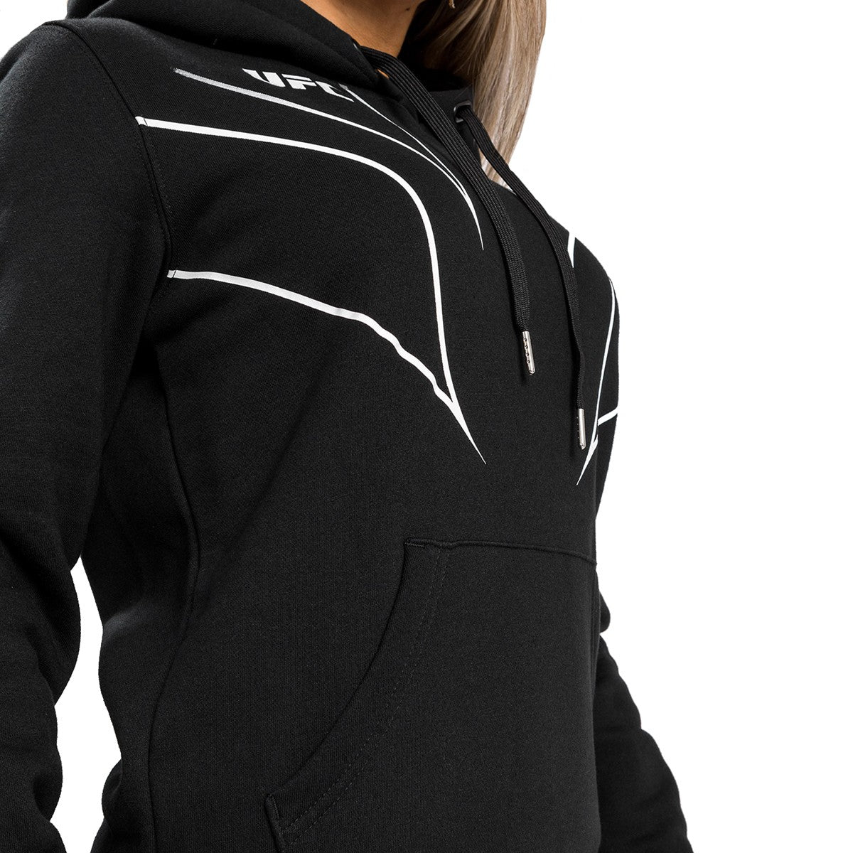 Venum Women's UFC Fight Night 2.0 Replica Pullover Hoodie Small Black