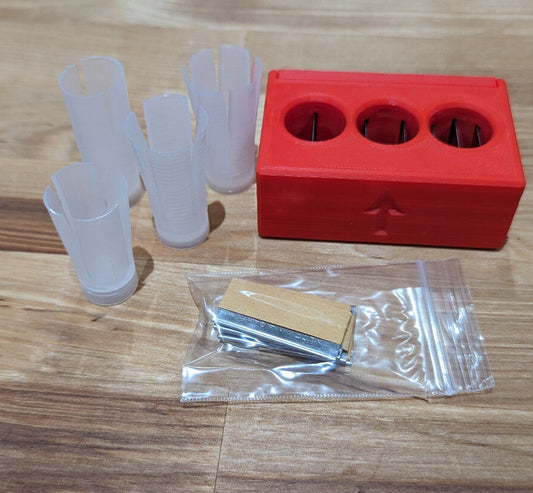 Wad Splitter with Extra Blades - Multi-Blade Slitter for Leather and Fabric