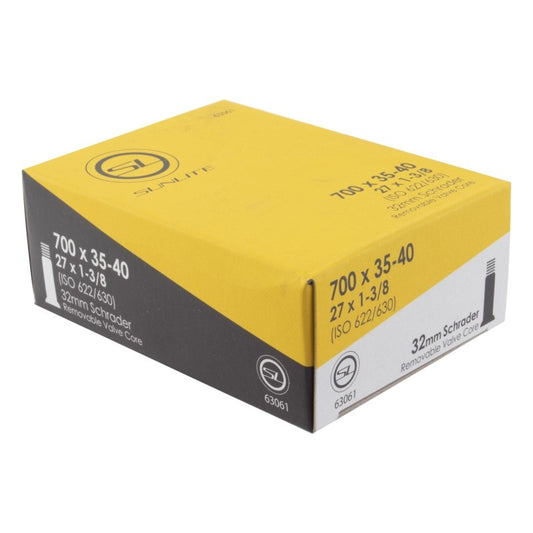 700x35-40 Bicycle Inner Tube with Schrader Valve - Sunlite
