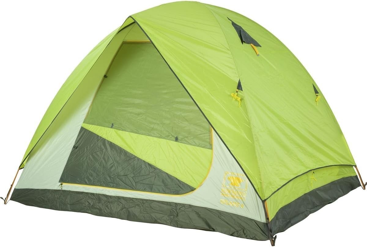 6-Person 3-Season Camping Tent - Water-Resistant Mountaintop Shelter