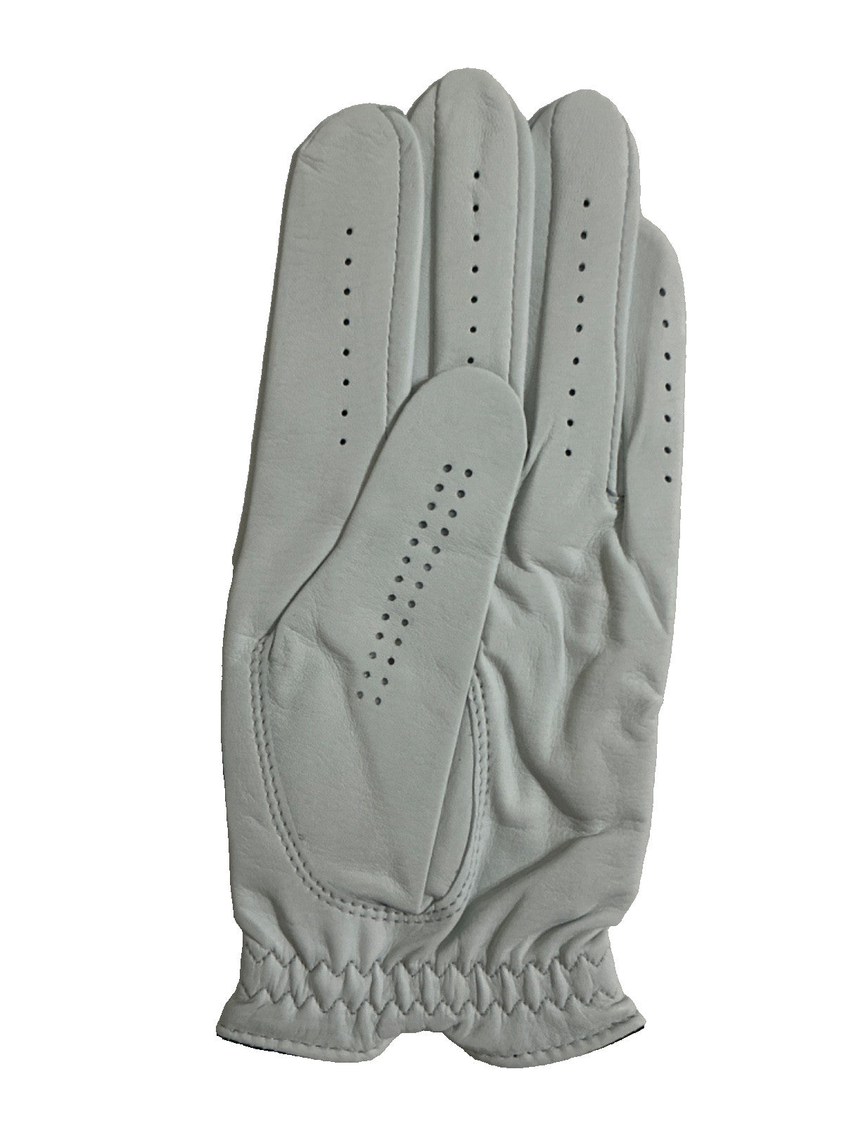 Golf Glove Men Left Hand Pearl White Cabretta Leather Performance Fit
