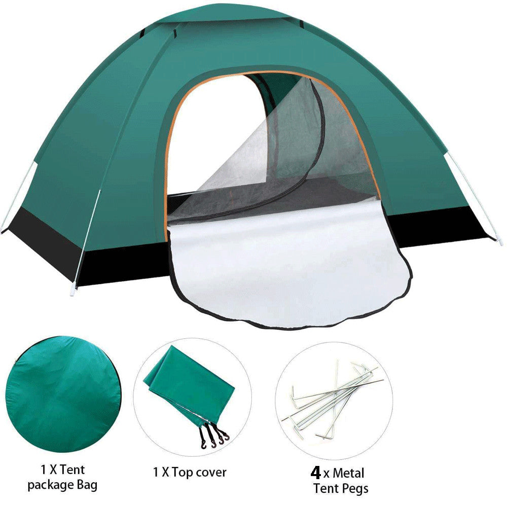 2-3 Person Waterproof Pop Up Tent for Camping Hiking - Instant & Windproof