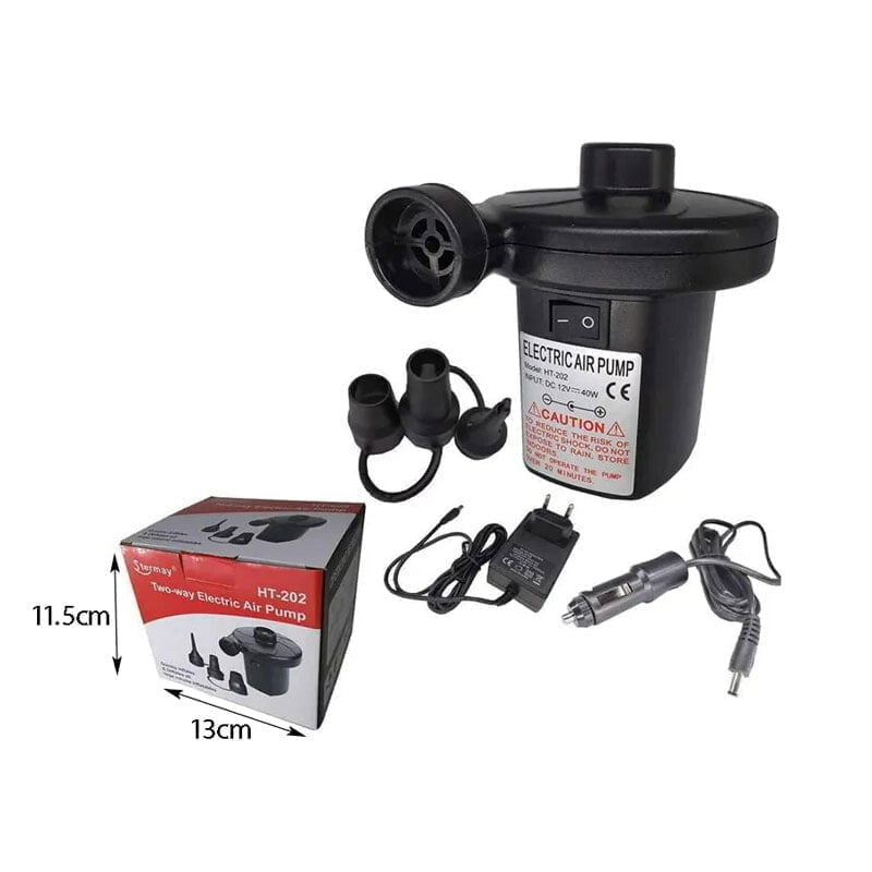 Electric Air Pump for Inflatables, Air Mattress, Pool & Boat Inflation