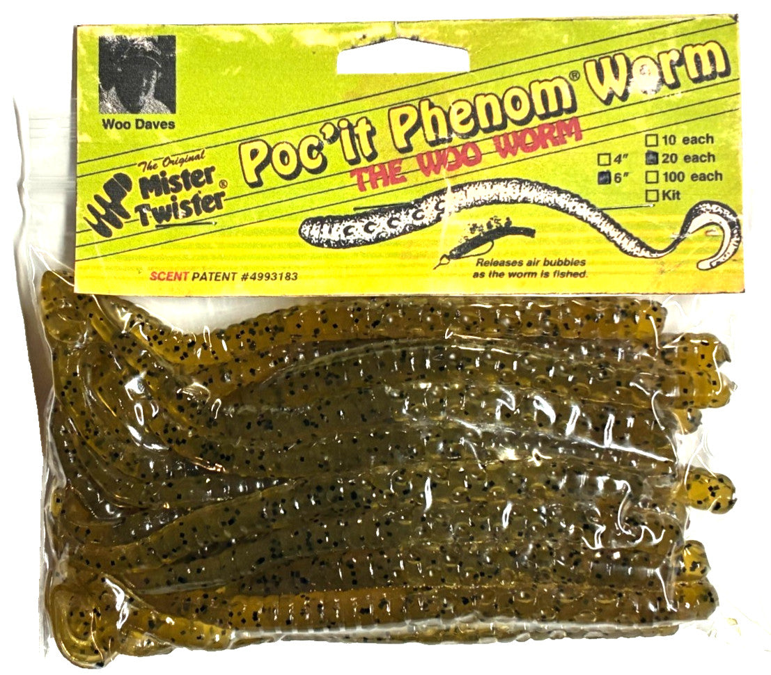 Motor Oil Black Pepper Scented Worm Set - 2 Packs, 20 Count Each