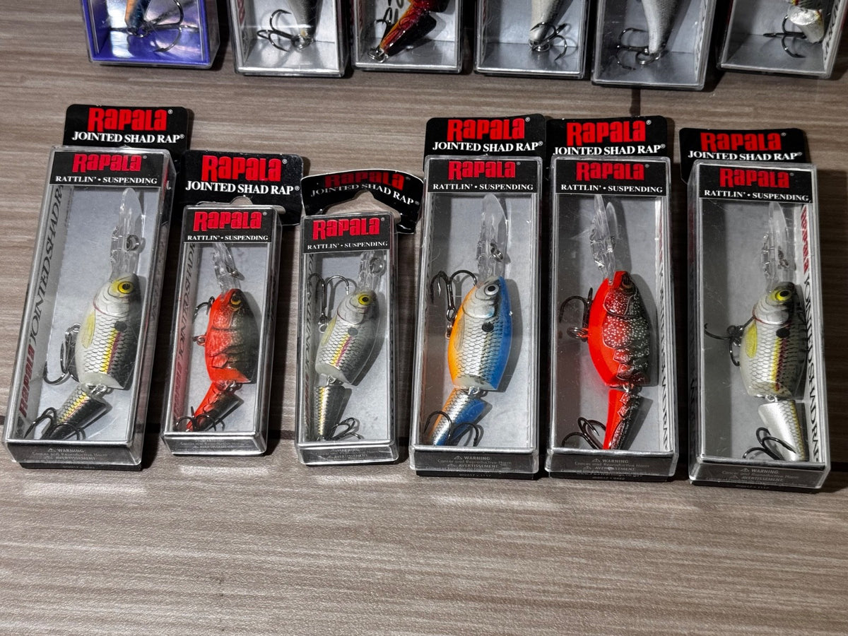 12 Pcs Fishing Lures - Multicolor Crankbaits for Freshwater Shad Targeting