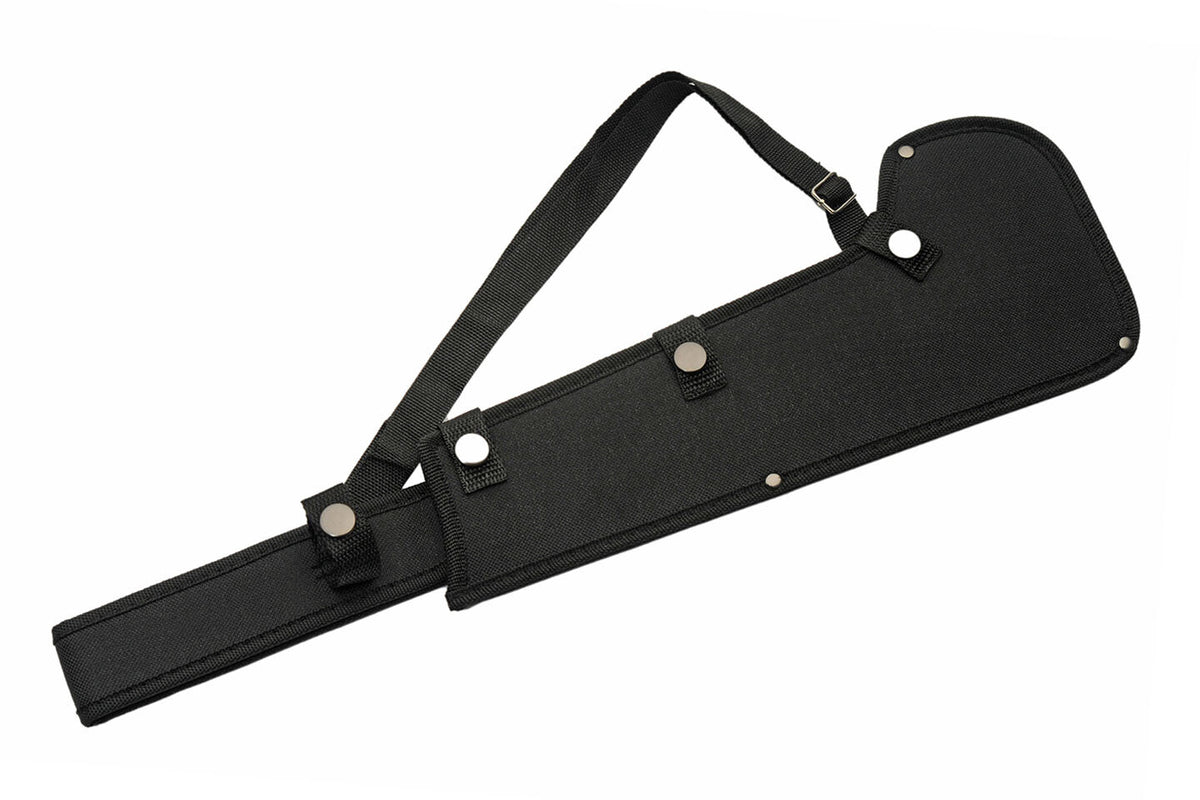 Heavy Duty Stainless Steel Machete with Gut Hook & Sheath - Full Tang 20" Blade