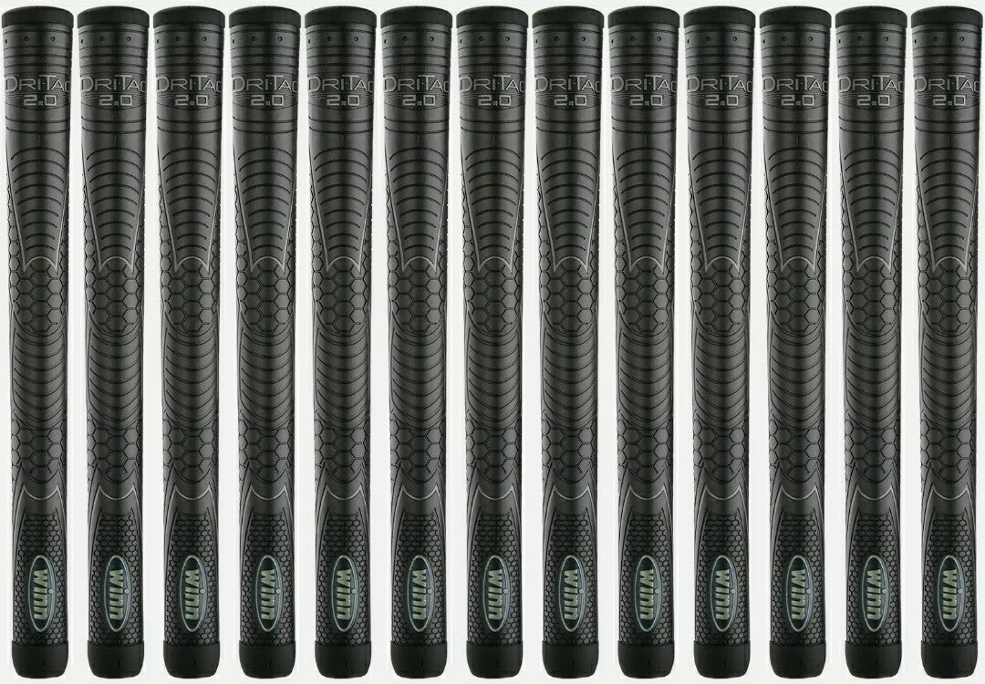 Golf Club Grips Oversize Jumbo Dri-Tac 2.0 Set of 13 - Soft Tacky Durability