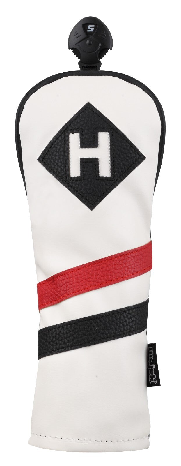 Golf Headcover Set for 3, 4, 5, 6, 7 & X Hybrid & Fairway Wood - Leather Style