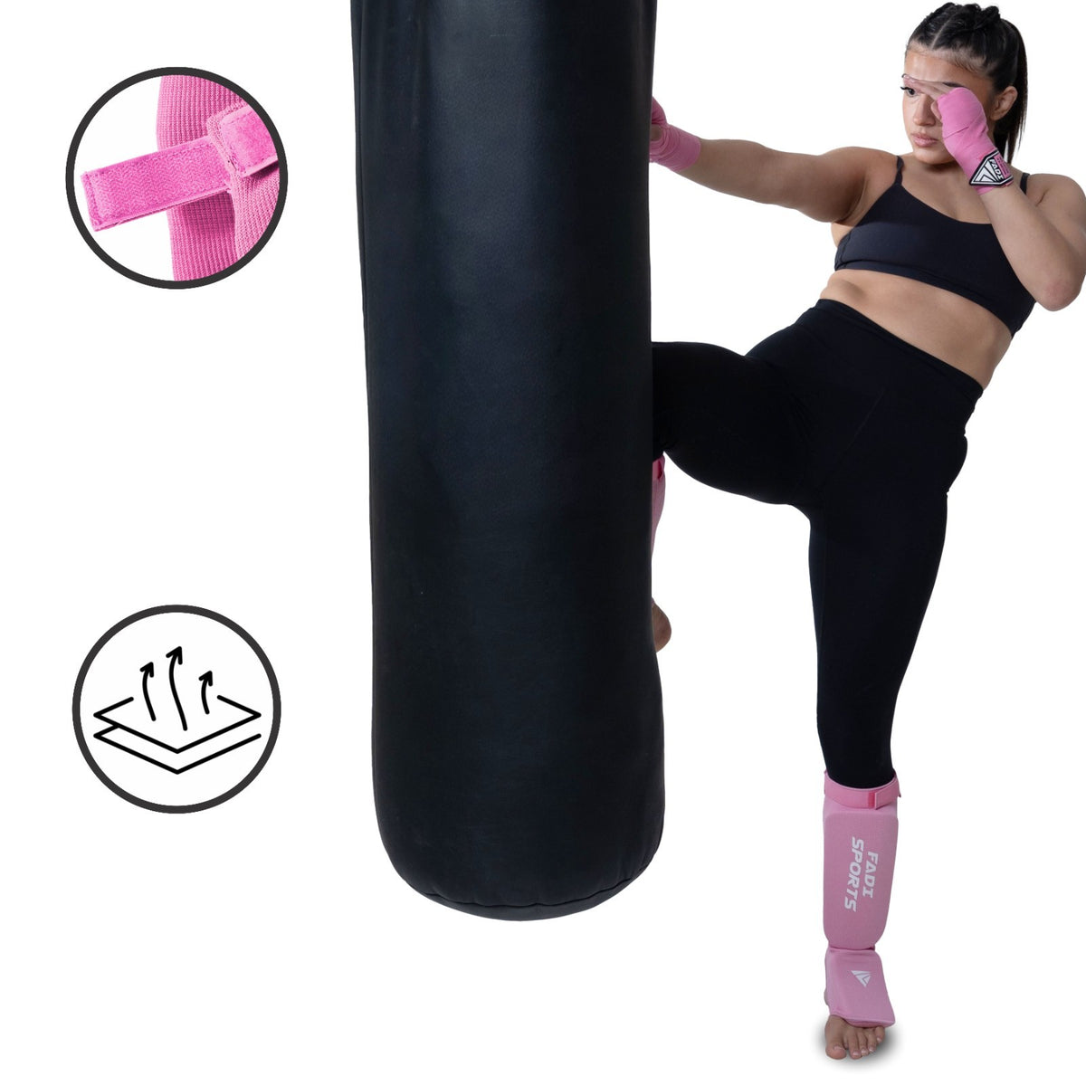 Martial Arts Shin & Instep Guards for Muay Thai Kickboxing MMA Training