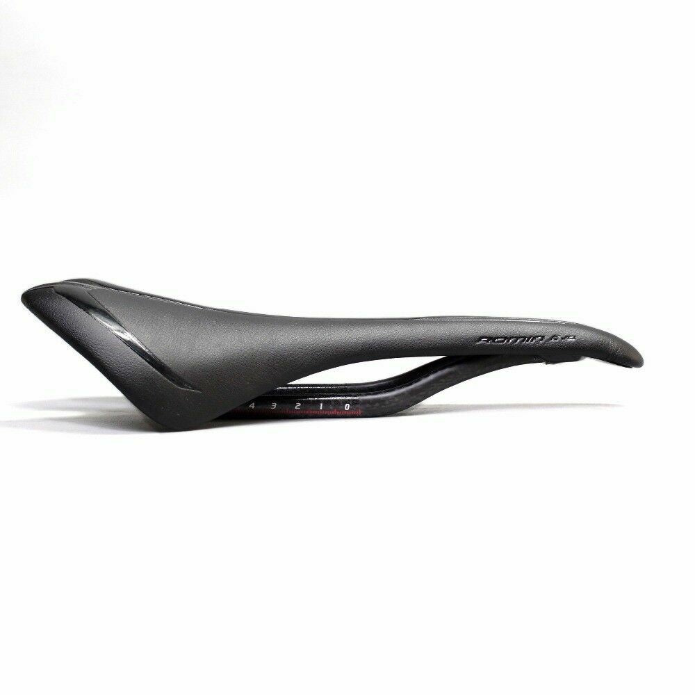 Carbon Railed Road Bike Saddle - 135mm Wide, Lightweight 151g