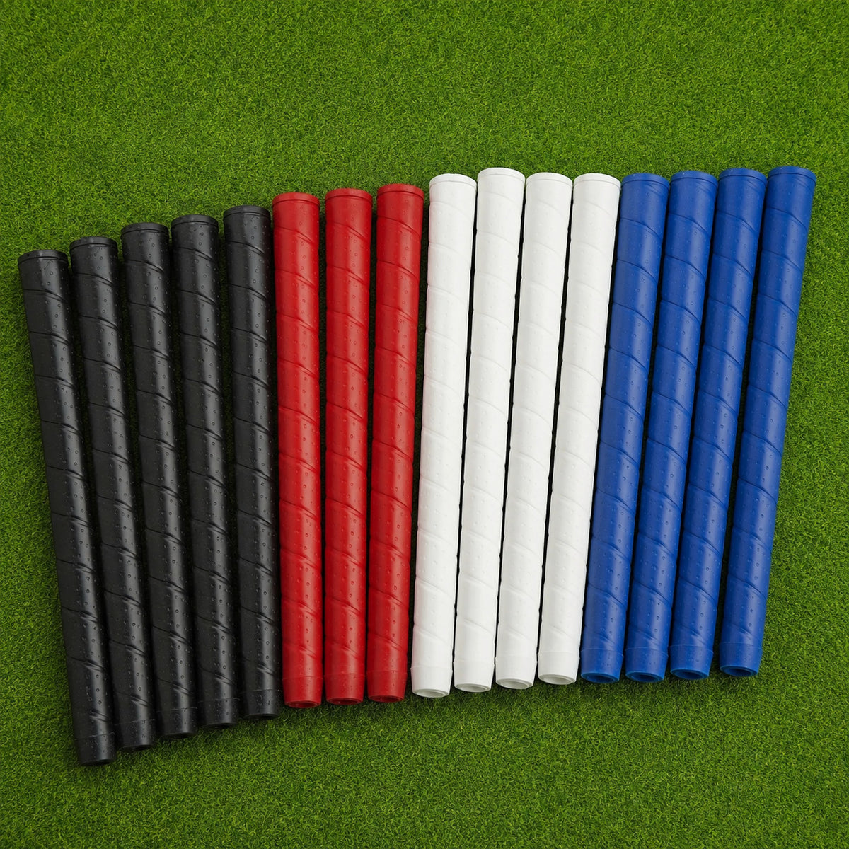 Golf Grip Set - Reduced Taper, Soft Rubber, All-Weather Control