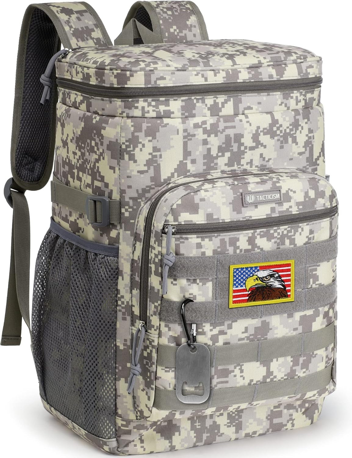 Heavy Duty Insulated Cooler Backpack 24L Leakproof Lunch Bag for Camping Hiking