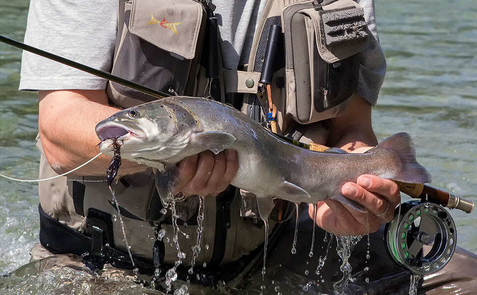 Pre-Tied Fly Fishing Leader Set with Tapered Design & Wallet - Multiple Lengths & Line Weights
