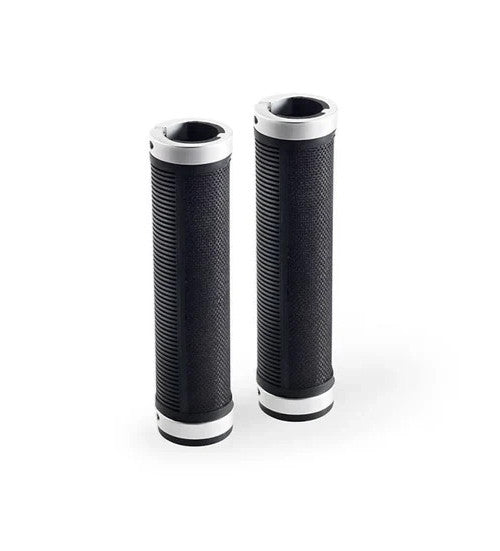 Brooks Cambium Rubber Locking Handlebar Grips - Durable Ergonomic Black 130mm