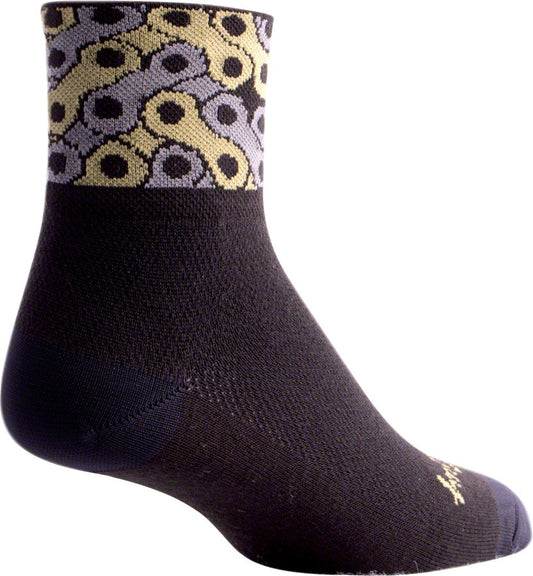 Unisex Crew Socks - 3 Inch Cuff, Black, Large/X-Large, Athletic Style