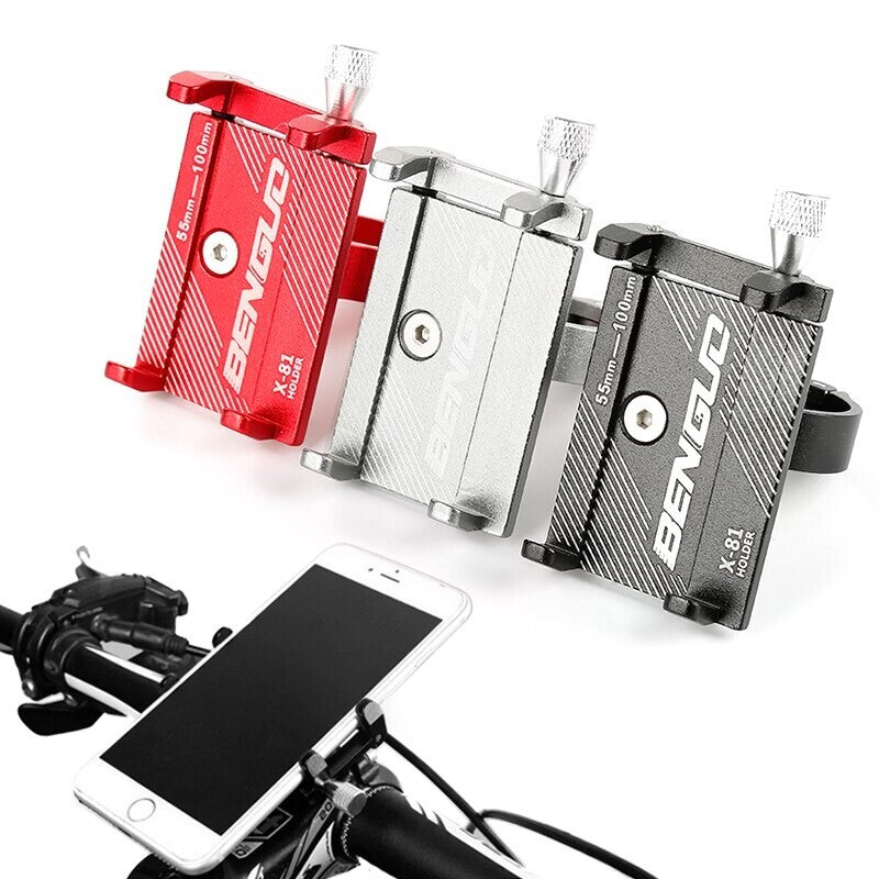 Adjustable Aluminum Bicycle Phone Mount Handlebar GPS Holder for Motorcycle