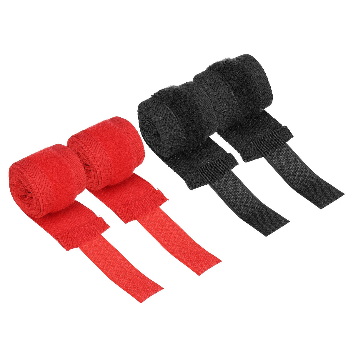 4 Pack Boxing Hand Wraps 98 Inch Long Elastic Fist Mitts for Muay Thai, Boxing, MMA, Kickboxing