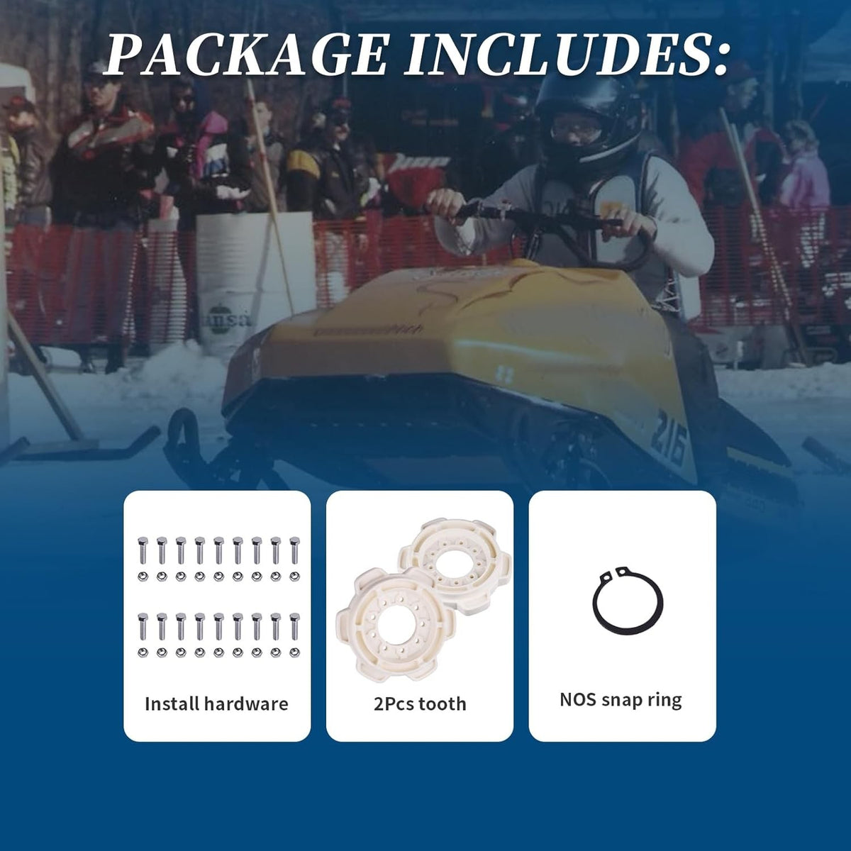 Snowmobile Drive Kit for Polaris 1972-1979 Colt, Colt SS & Gemini