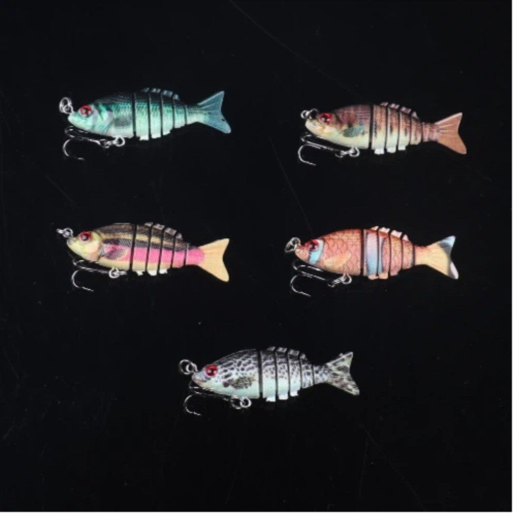 5pcs Sinking Swimbait Lures Set - Hard Bait Fishing Tackle