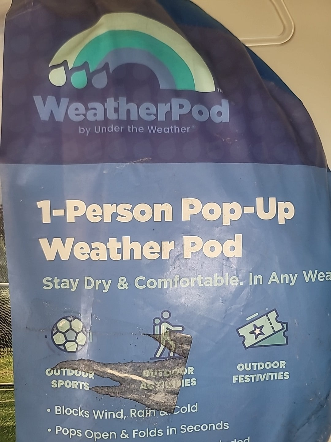Single Person Pop-Up Camping Shelter – Durable Waterproof Tent
