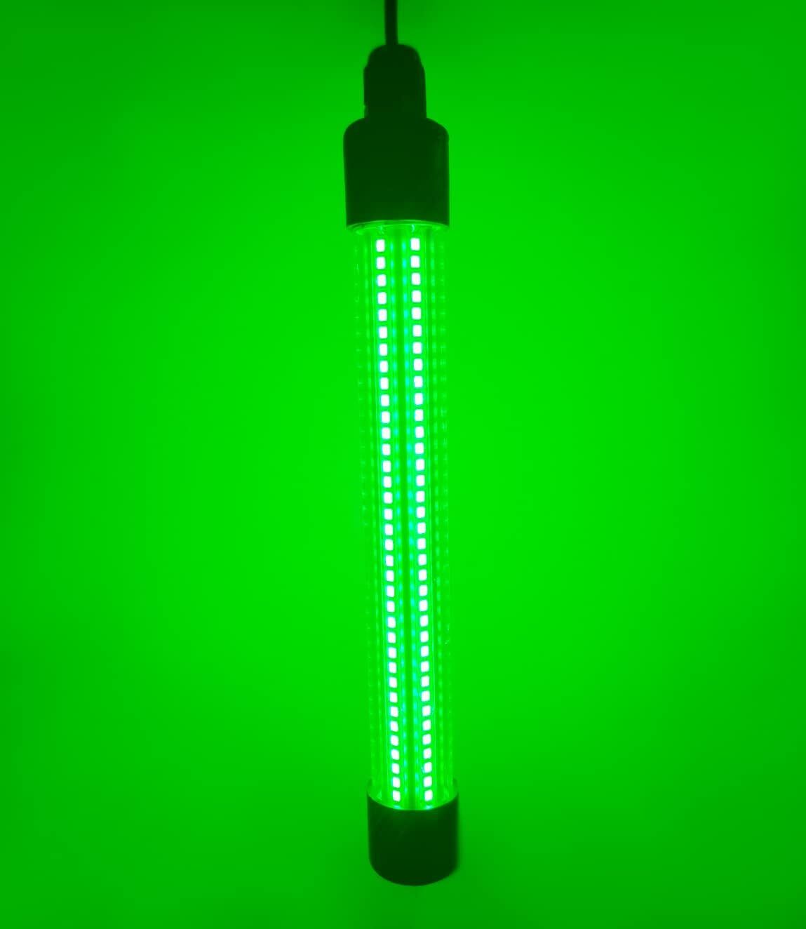 50000 Lumens Underwater Fishing Light Lamp Green 12V LED Fish Attractor 5m Cord