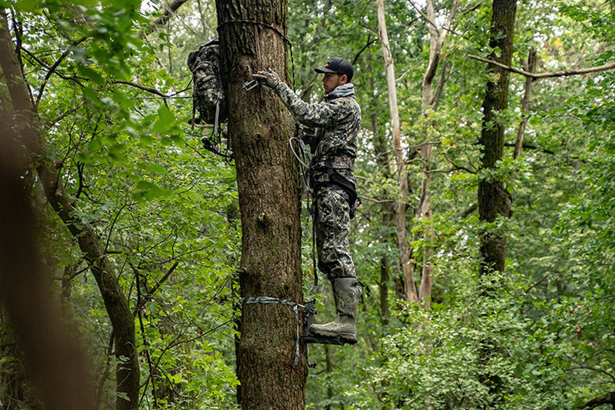 Hawk Full Platform for Tree Digger Teeth Silent Strap Hunting Tree Stand