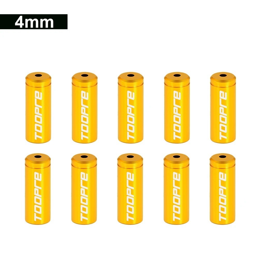 Aluminum Bicycle Cable End Caps 4mm & 5mm Set for MTB Road Bike Brake & Shift
