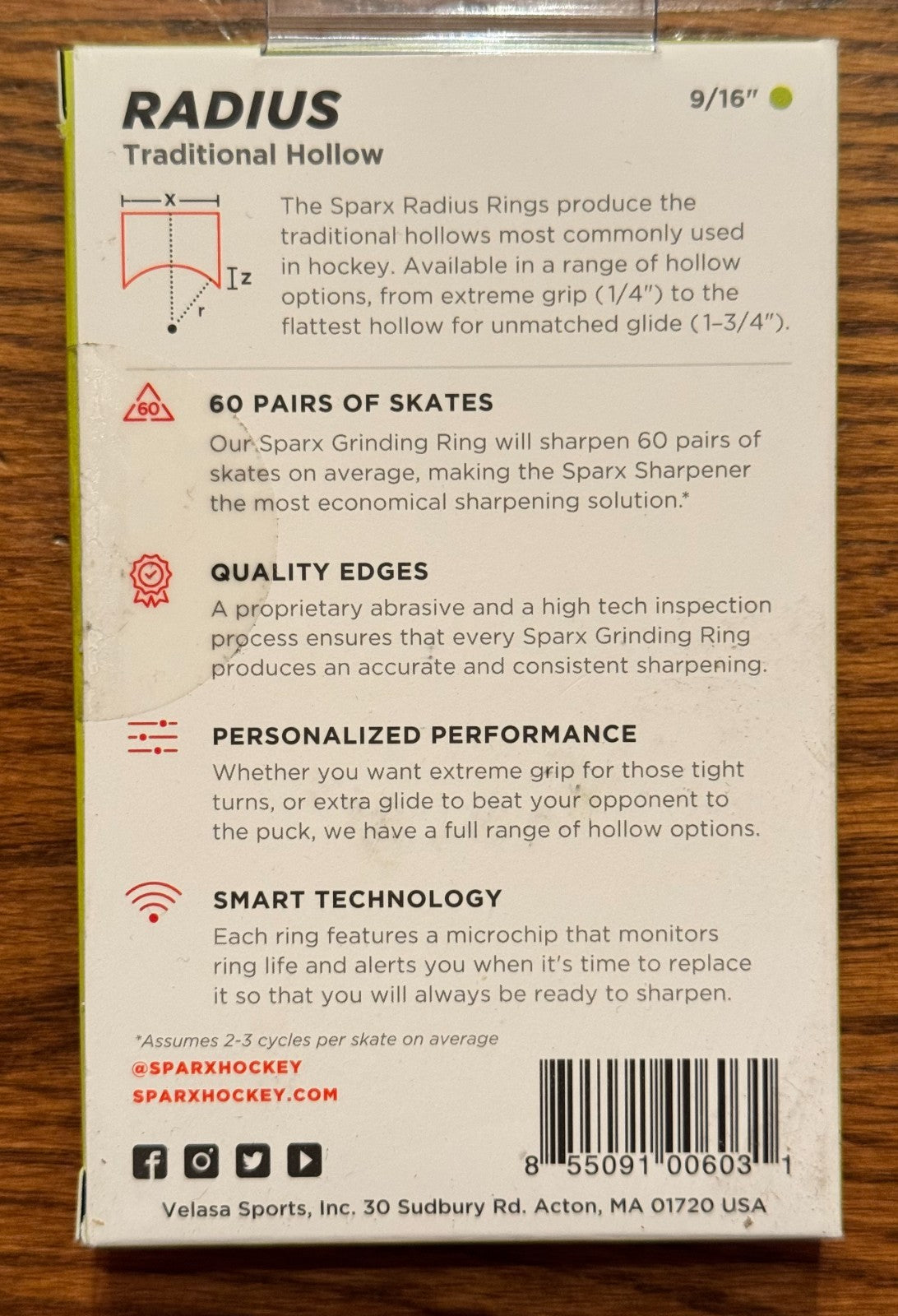 Skate Sharpening Grinding Rings for Ice Skates - Multiple Sizes