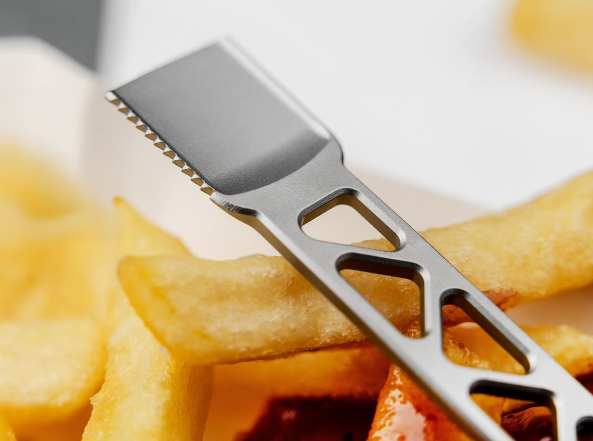 Camping Cutlery Set - Knife, Fork, Spoon, Stainless Steel Multi-Tool