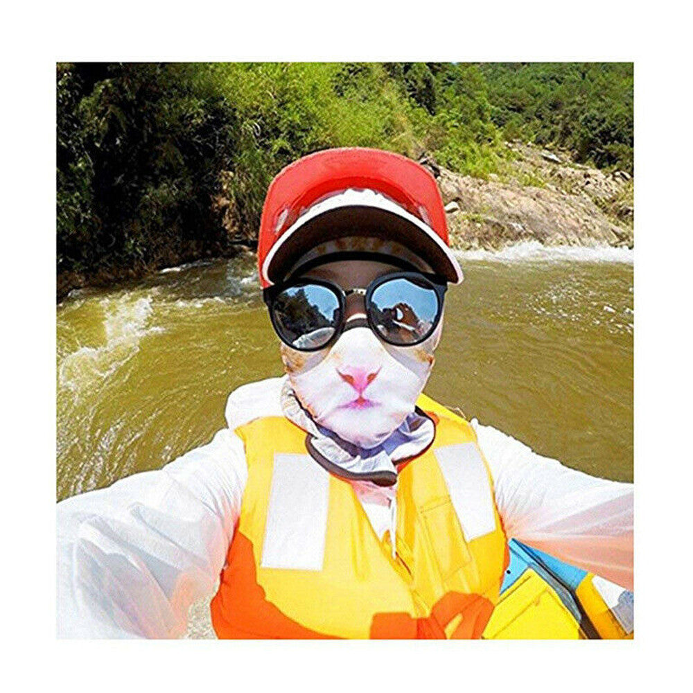 Full Face Mask Balaclava with Animal Ears for Outdoor Activities