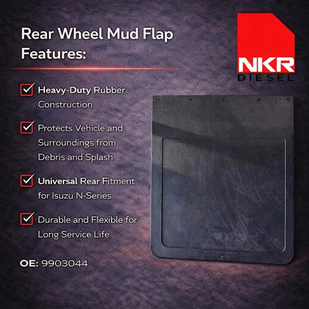 Rear Wheel Mud Flap for Isuzu NPR NRR NQR HD XD - Heavy Duty Truck Splash Guard