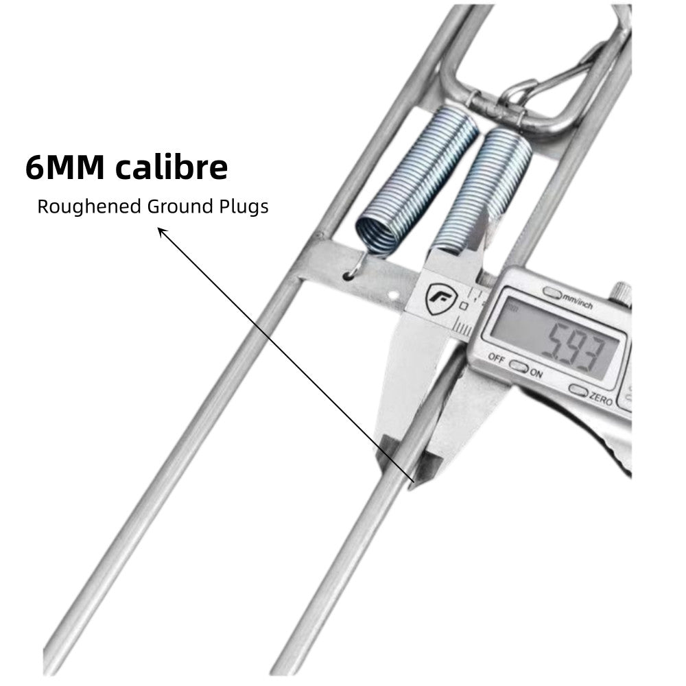 Ground Fishing Rod Holder - Durable Metal Pole Support for Bank Beach Fishing