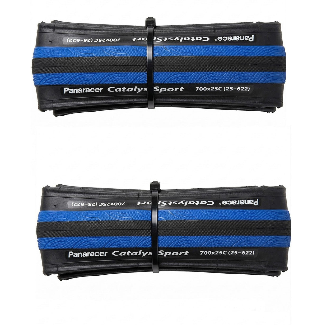 Cycling Road Tires 700x25c Lightweight Folding Bead Set of 2