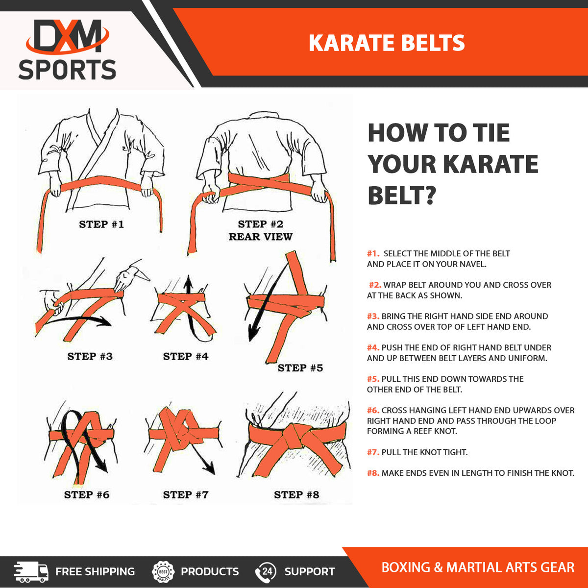 Martial Arts Karate Belts Double Wrap Solid Cotton 240cm for Taekwondo & More