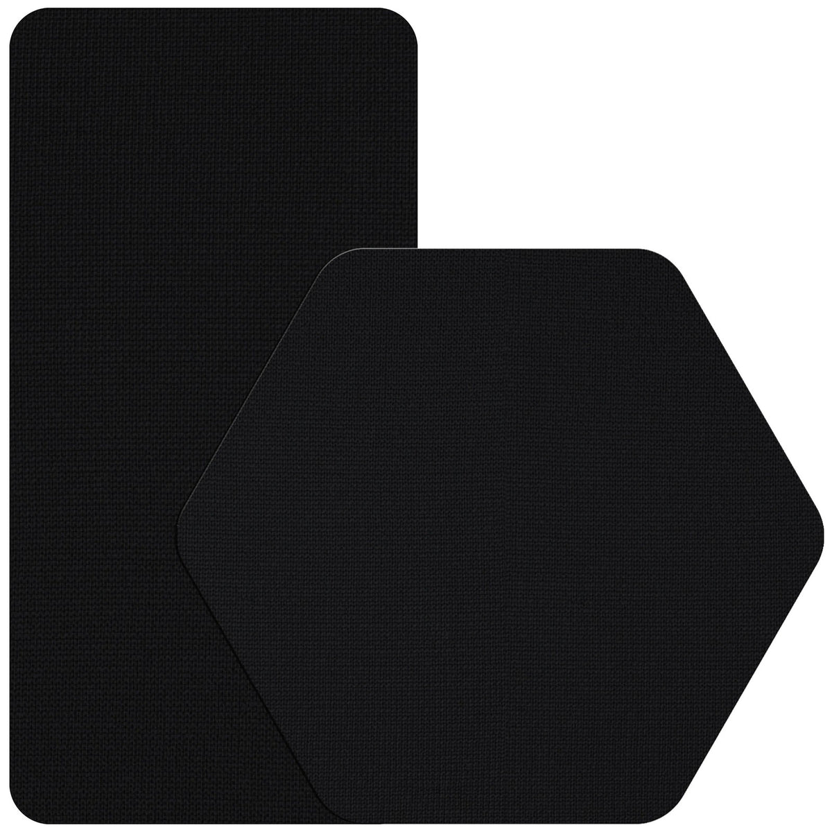 GORE-TEX Fabric Repair Patches - Durable Water-Resistant Tape (2-Pack) Black