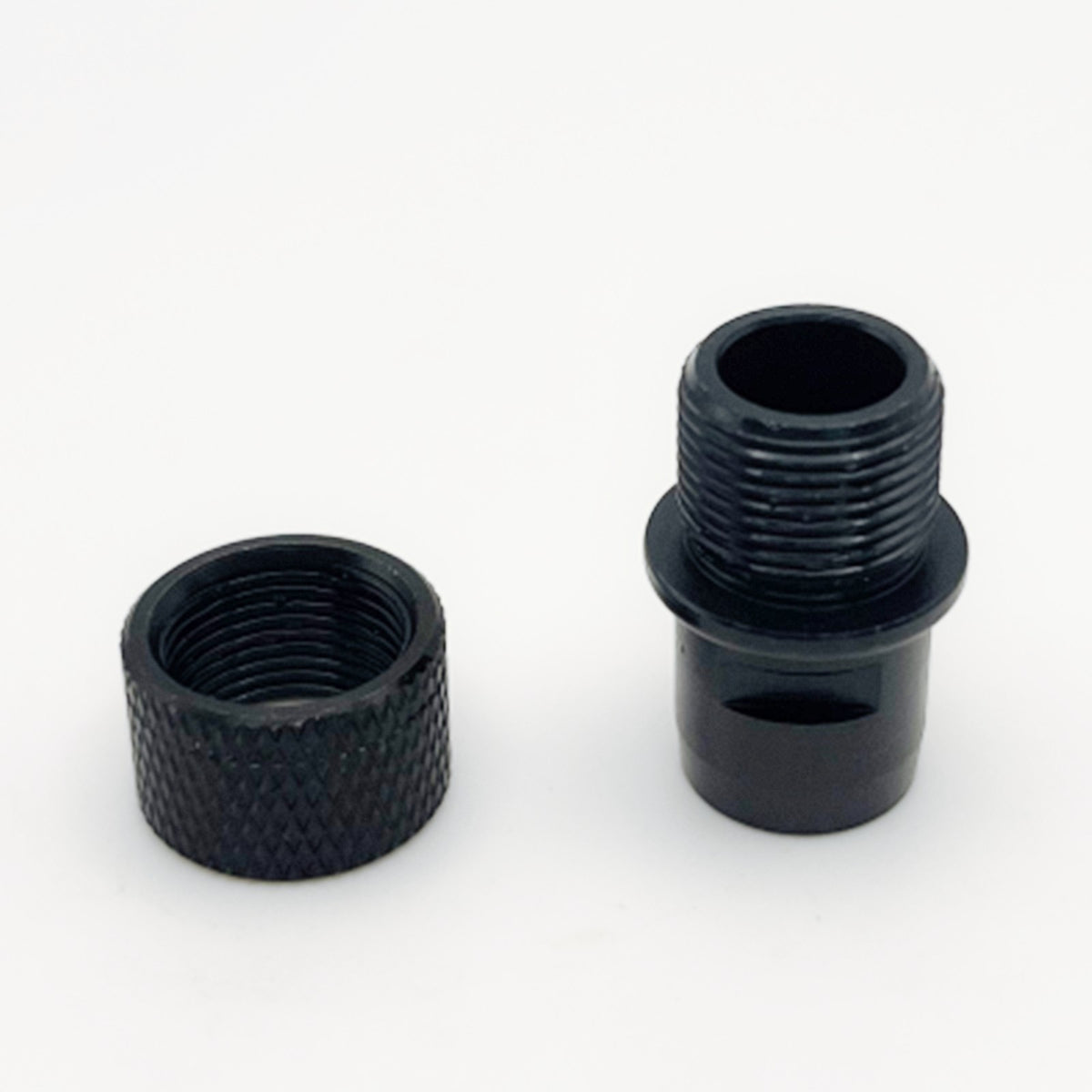 Adapter for S&W M&P 22 Compact Size 22LR 1/2x28 Thread - Steel Black Finish