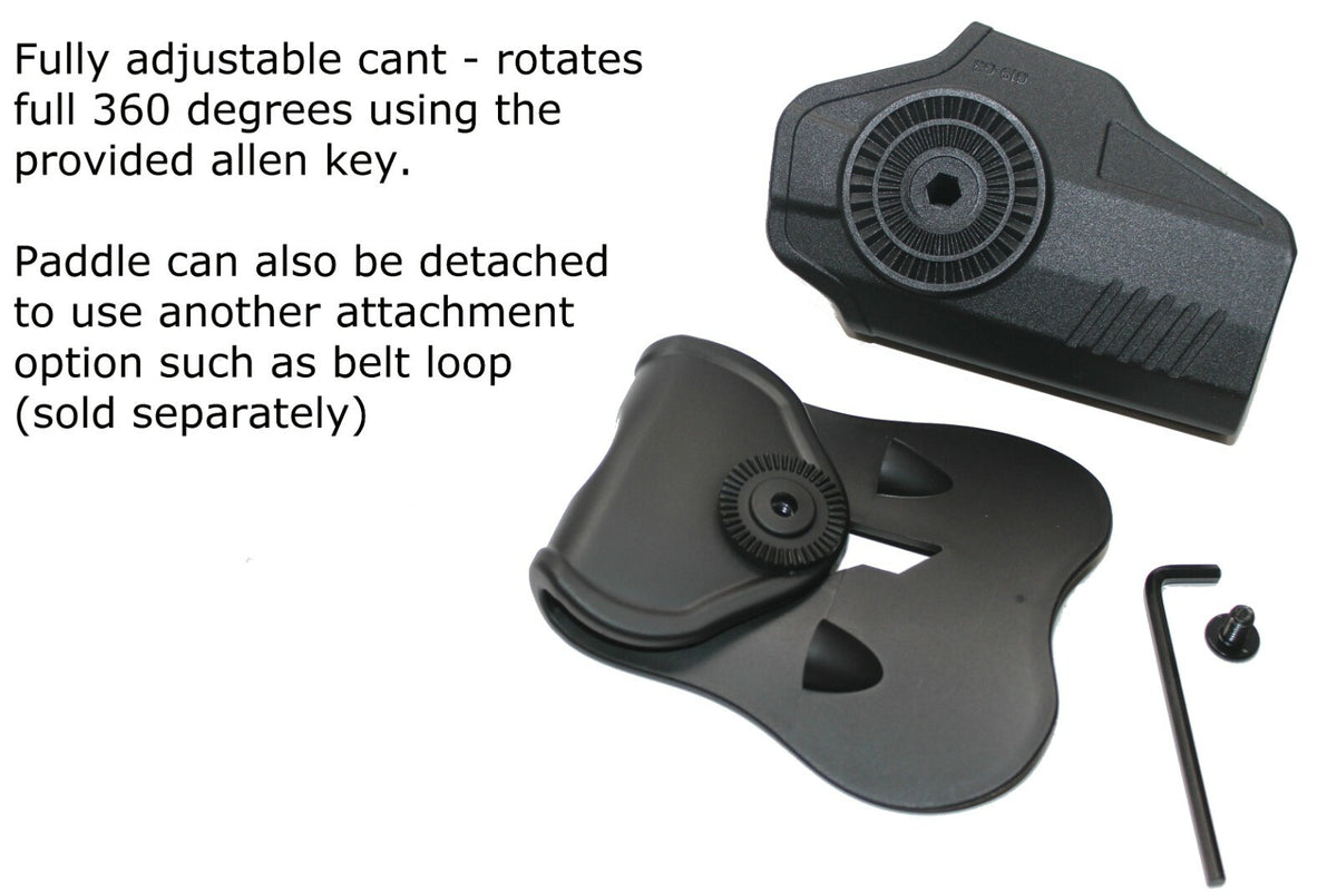 Level 2 OWB Paddle Holster for Smith & Wesson SD9 VE & SD40 VE - Quick Release