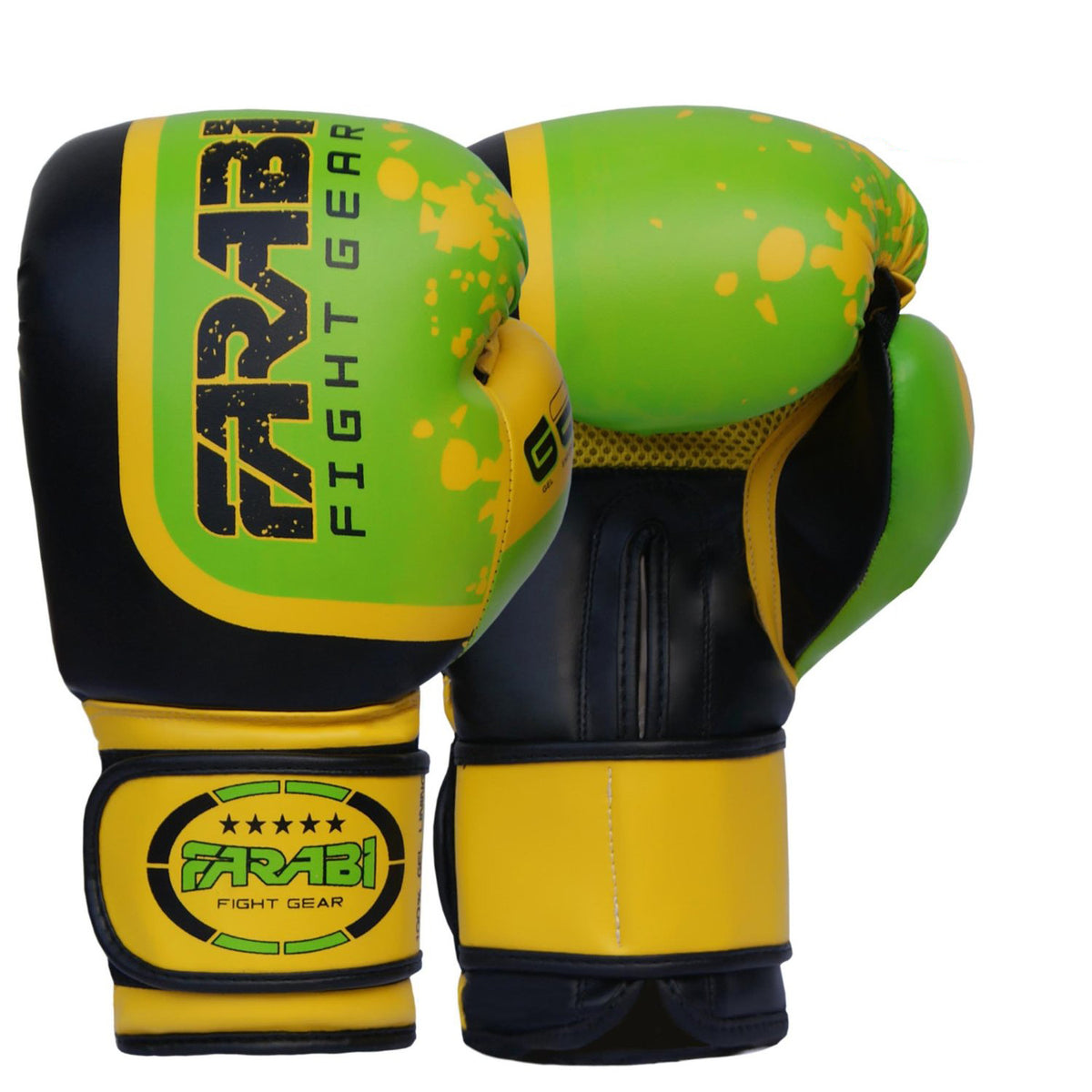 Leather Boxing Gloves Gel Padding Training Sparring MMA Gloves 10-16oz